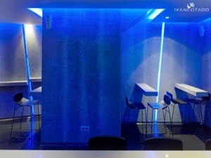 Iluminación Comercial. Lounge & Bar en Medina de Rioseco, Valladolid. Iluminación LED.