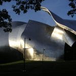 Centro de artes visuales Richard B. Fisher en New York. Frank Gehry