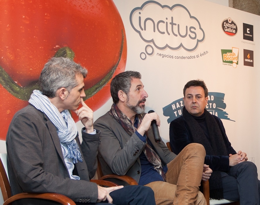 Presentación de Incitus con Pepe Solla y José Ribagorda
