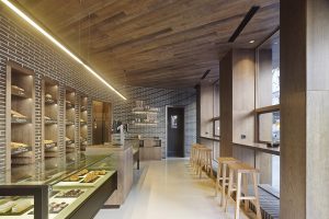 Vista general en diseño interior de Panadería Carnoedo