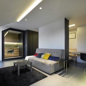 Diseño de apartamento con terraza en A Coruña