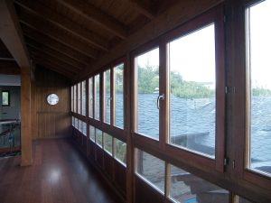 Galería en casa unifamiliar en el Bierzo