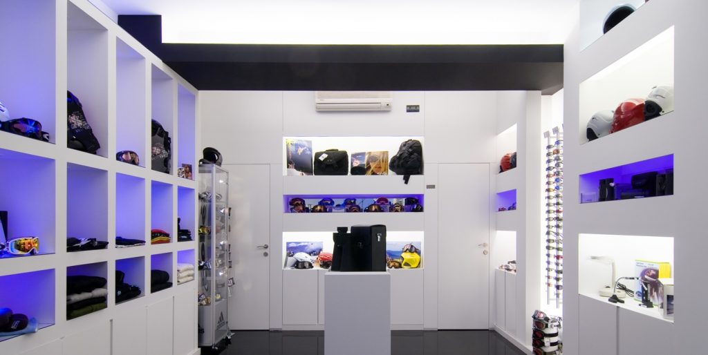 Diseño tienda de complementos en Ponferrada. Vista de exposición