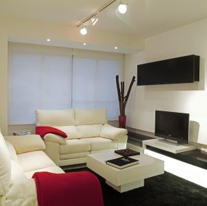 Diseño interior de piso en Galicia. Vista salón