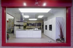 Diseño de showroom de materiales de construcción en Galicia