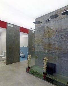 Diseño de showroom de materiales de construcción en Galicia