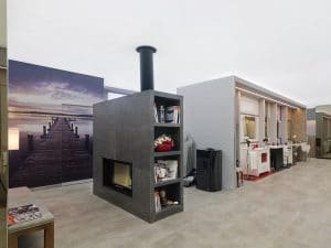 Diseño de showroom de materiales de construcción en Galicia