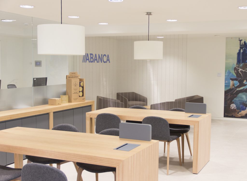 Nueva oficina insignia de Abanca en A Coruña