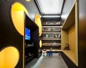 Sala infantil en Diseño de showroom de cocinas para Grupo Ramón García