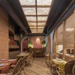 Mesas en La Hacienda de Nana Pancha, restaurante mexicano en A Coruña-Galicia