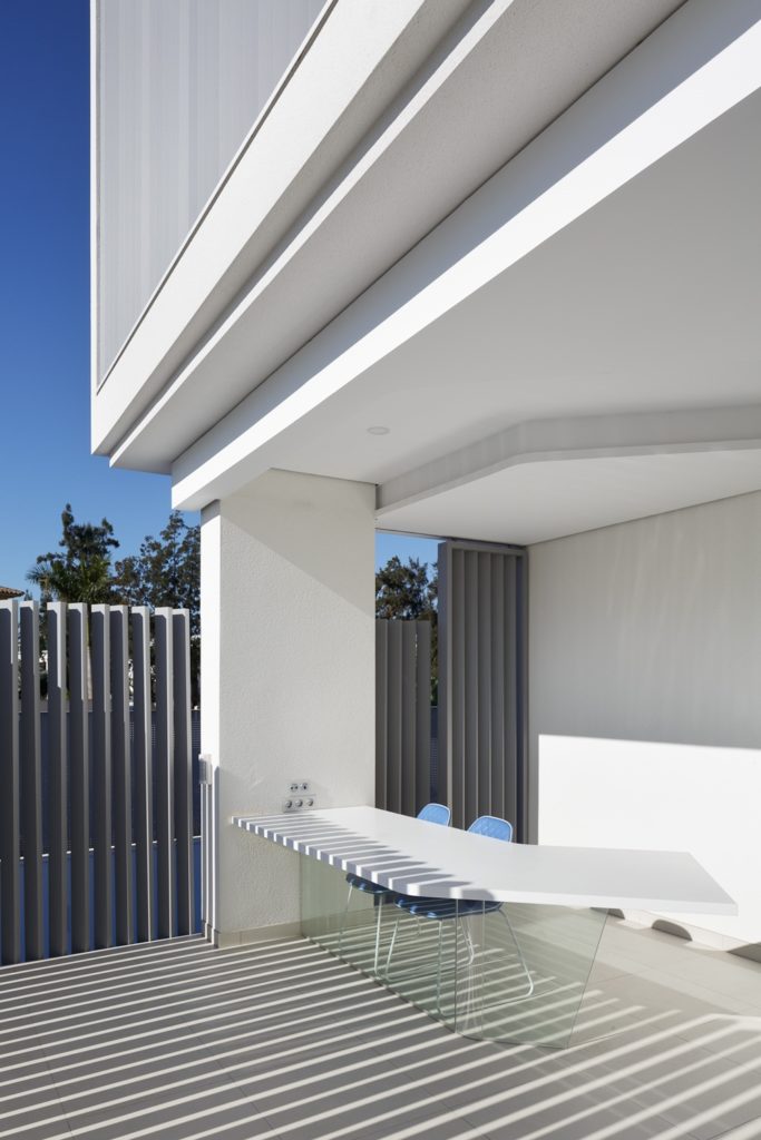 Terraza-Diseño interior vivienda futurista en Elche