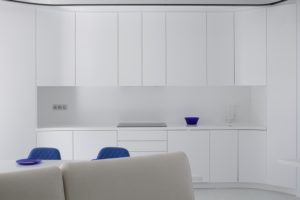 Cocina minimalista-Diseño interior vivienda futurista en Elche