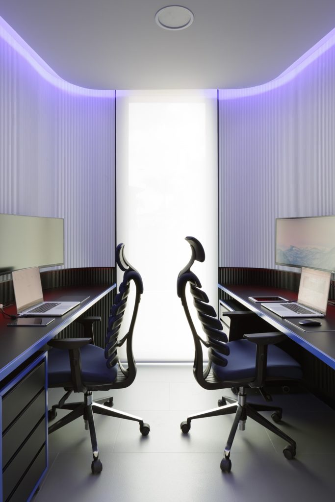 Despacho-Diseño interior vivienda futurista en Elche