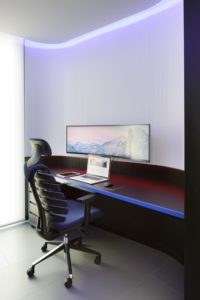 Despacho-Diseño interior vivienda futurista en Elche