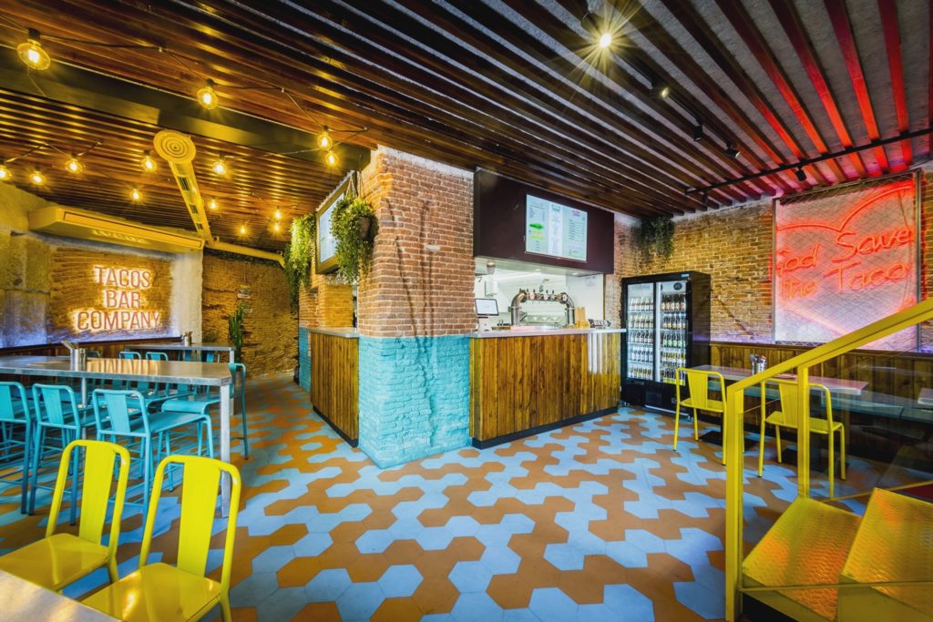 Vista general en Diseño restaurante mexicano Tabaxco en Madrid