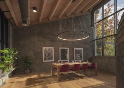 Diseño de comedor para clientes CUPA Pizarras