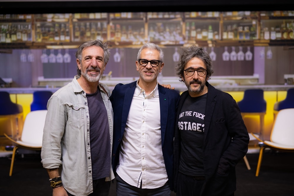 Pepe Solla, Orlando Cotado y Diego Guerrero en el HIP 2023