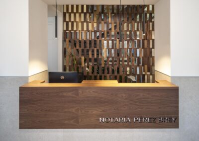 Diseño interior Notaría Pérez Brey