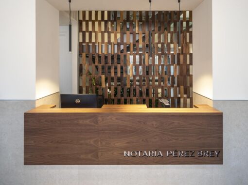 Diseño interior Notaría Pérez Brey