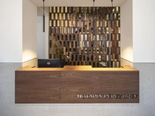 Diseño interior Notaría Pérez Brey