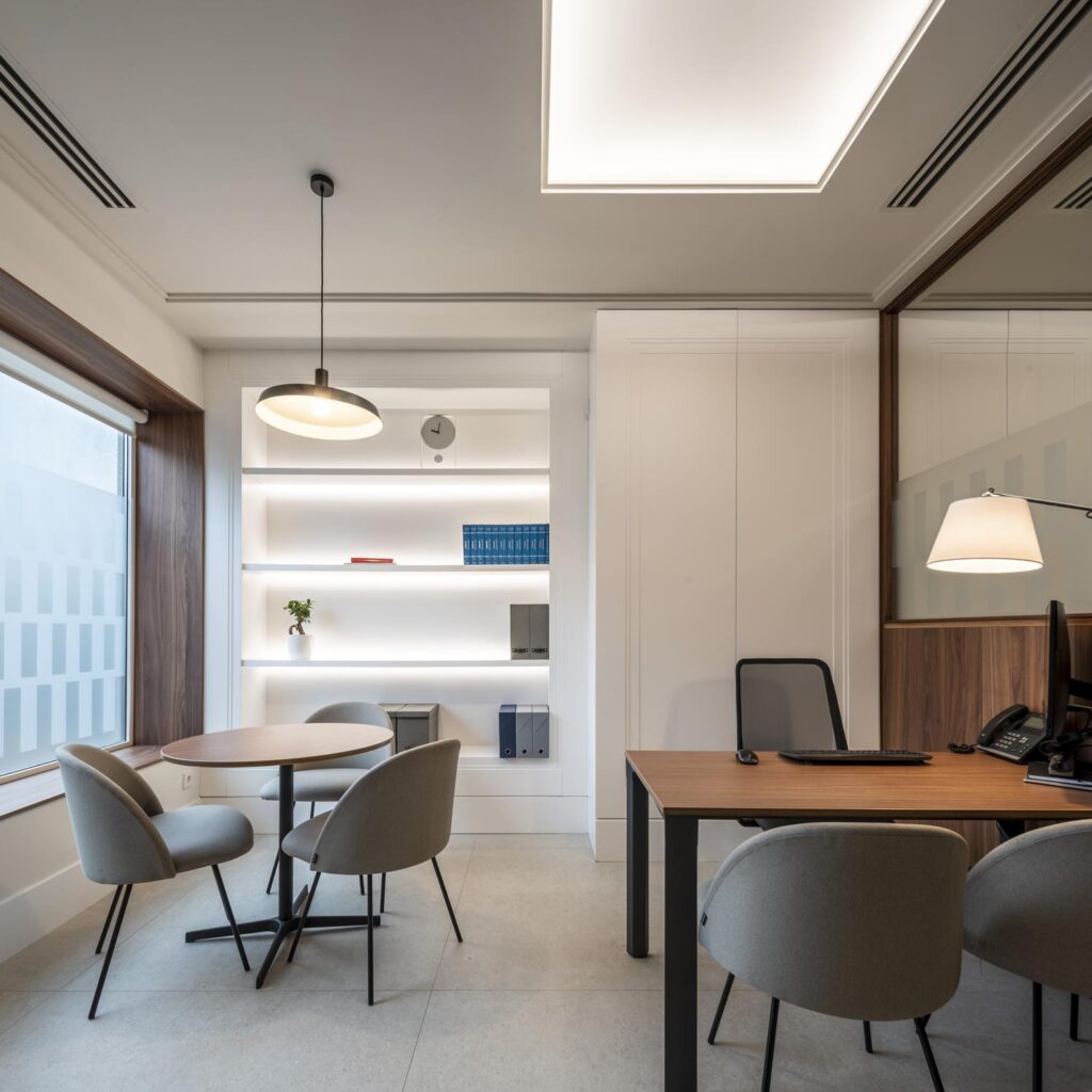 Diseño notaría Pérez-Brey. Despacho