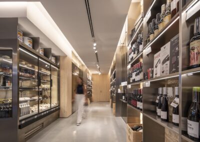 Interiorismo tienda Álvarez Delicatessen Coruña